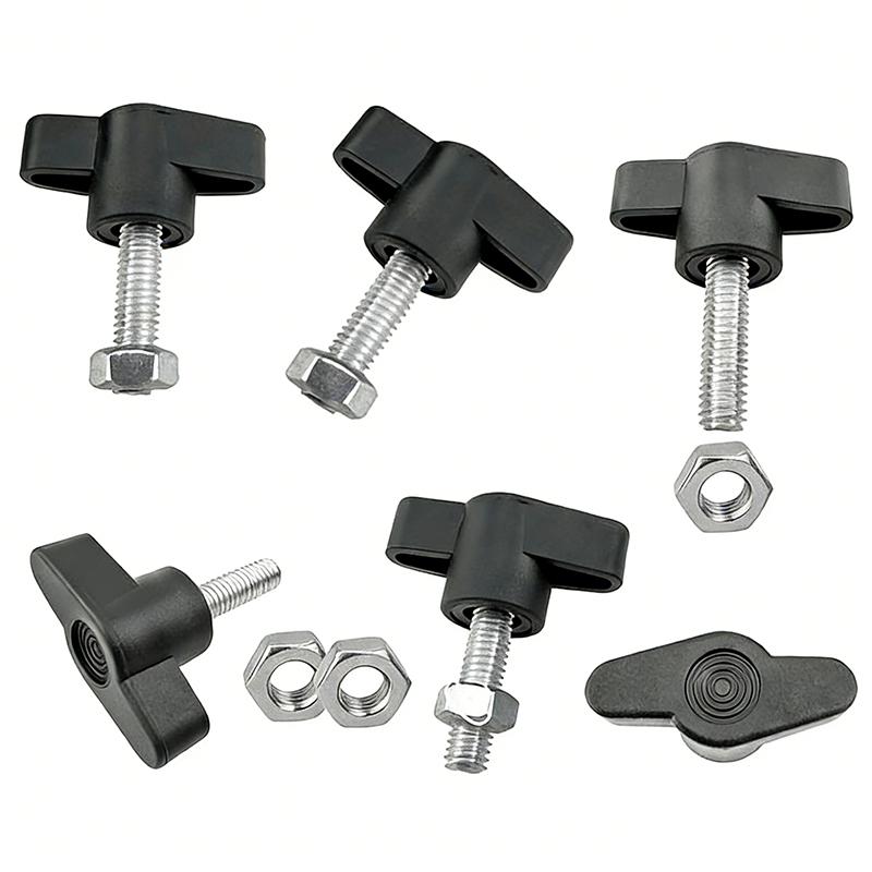 1/4"-20 Thumb Screw for Phone Live Stream Stand Speaker Piano Stand Tripod Tighten Adjustable T-Handle Stainless Steel Bolt Nut