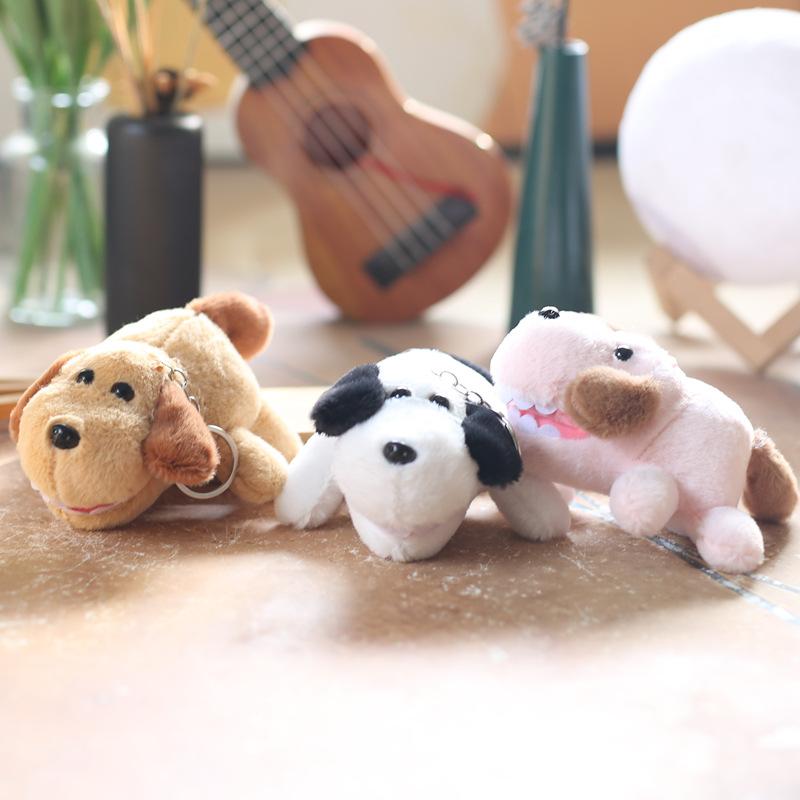 Милый милый щенок виляющий хвостом кулон плюшевая игрушка кукла щенок сумка подвесной брелок кукла