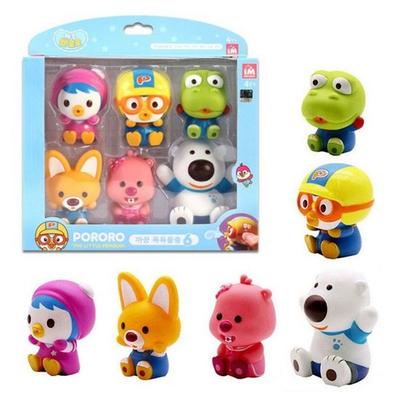 IMCommunication Pororo набор из 6 предметов для ванны с водяным пистолетом, корейские игрушки для ванны