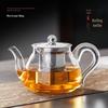 Термостойкий стеклянный чайник с фильтром YIHUTEA