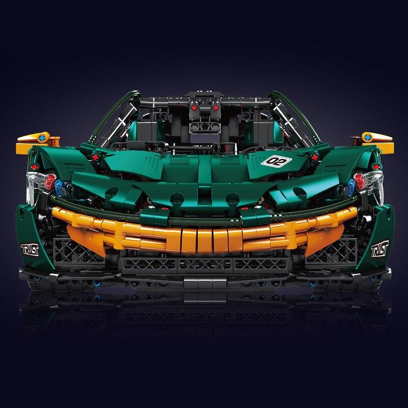MOULD KING 13091 наборы технических моделей автомобилей, электрический P1, скоростной спортивный автомобиль, кирпичи, игрушки, рождественские подарки для мальчиков и детей