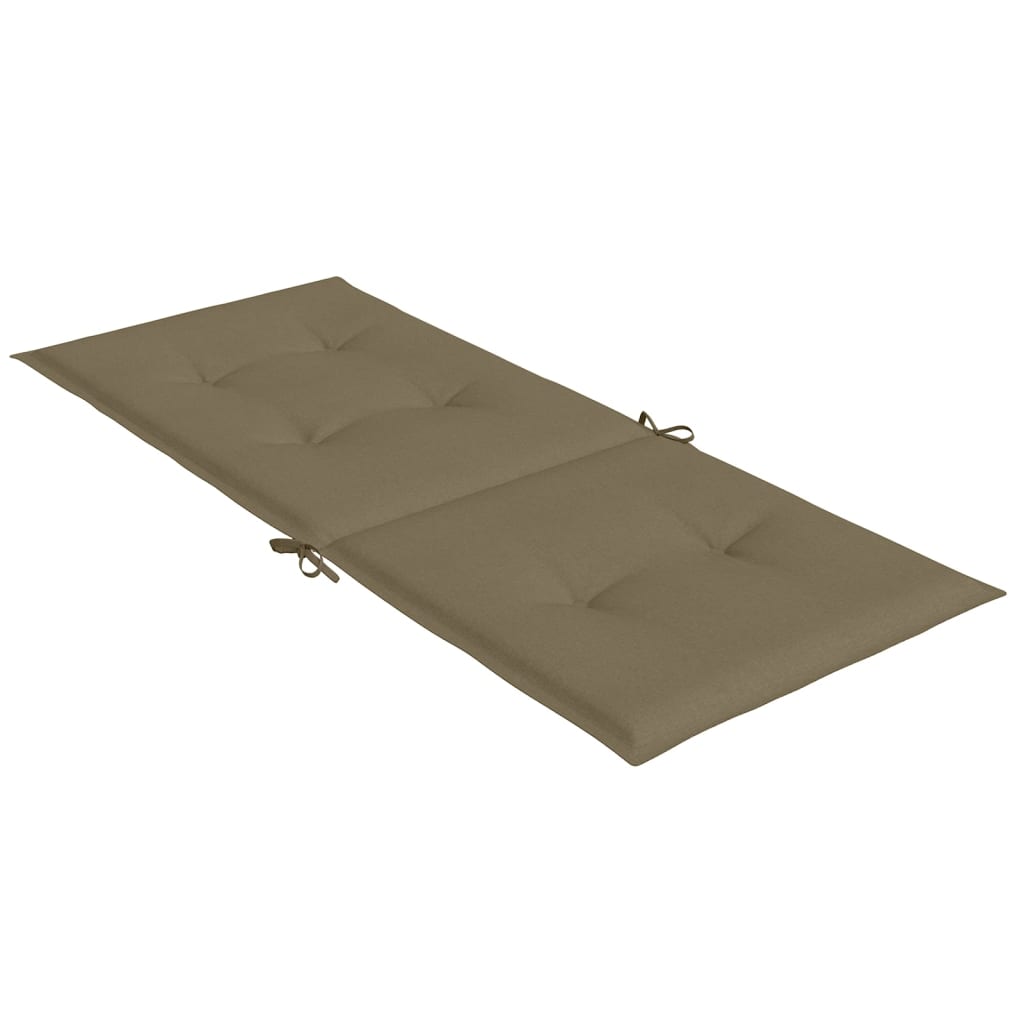 Hochlehner Cushions 2 pcs Melange Taupe 120 x 50 x 4 cm Fabric