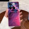Гелевый чехол для Xiaomi 14T 14TPro Прозрачный Силиконовый Мягкий ТПУ Задняя крышка для Xiaomi 14T Pro Милый Кот Кролик Сердце Защитный Чехол