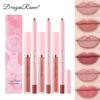 Waterproof Mist Matte Luminum Lipstick Pen Foam Penalt Color Lip Line Pen+lip Gloss Two -in -one Box