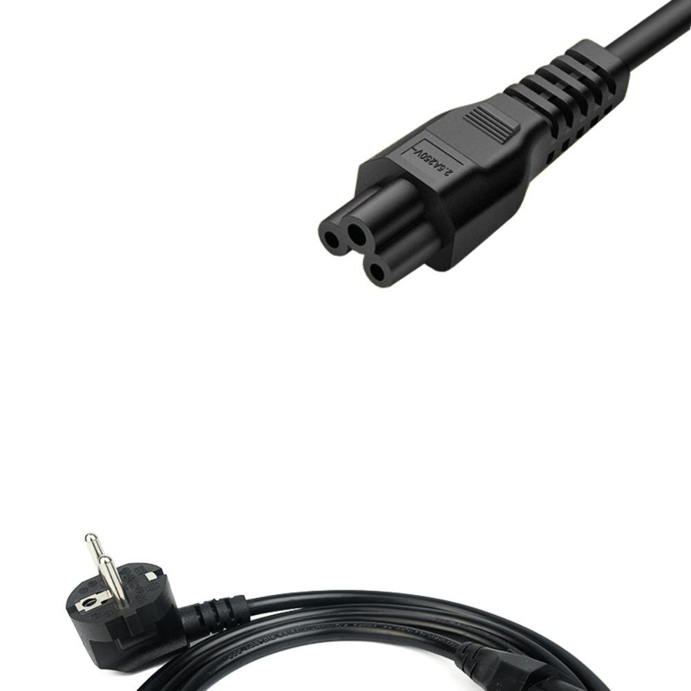 Cord 3-pin Power Adapter Cord Power Supply Wire Laptop Charging Cable Power Supply Adapter Cord