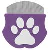 Dog & Cat Face Comb with Curved Stainless Steel Design for Chin Tear Stain Grooming-Flexible Pet Hair & Debris Removal
