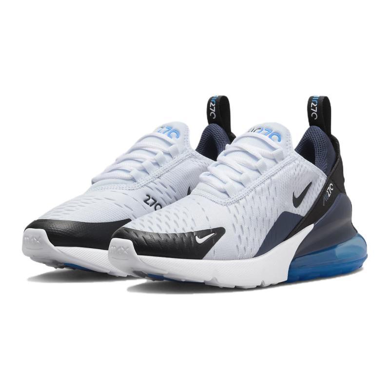 Nike Air Max 270 GS 'Football Grey Thunder Blue' Sneakers 943345-033