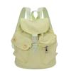 College Style Nylon Student Backpack With Drawstring Closure For Daily Use