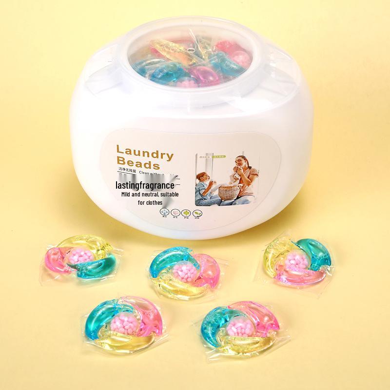 Трехкамерные капсулы для стирки «пять в одном»: Стойкий аромат, удаление пятен, смягчающие концентрированные капсулы для стирки