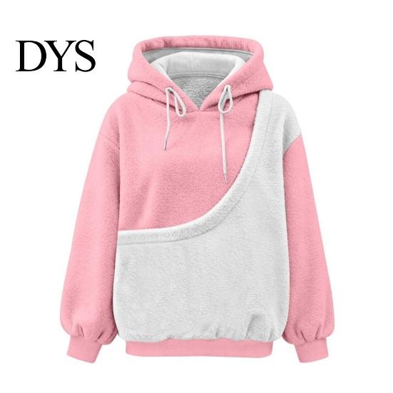 Pet Friendly Lounge Hoodie Pouch Hoodie, Oversized Cat Dog Carrier Sweatshirt, Fleece Lined Long Portable Puppy Top Sleeve Pullover with Large Pocket