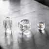 Vega Clear Buddhist Altar Set, 3-Piece Set, 3.0-inch, Crystal Buddhist Altar Accessories, Modern Buddhist Altar Accessories, K7 Crystal Glass, Stylish