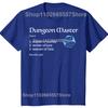 Funny Dungeon Master (DM) Definition Dungeons Dragons T-shirts Men Fashion Casual Oversized 100% Cotton Loose Oversized T Shirt