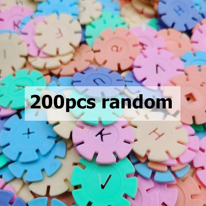 Детский дом, строительные блоки, игрушки, пластиковый стержень, снежинка, головоломка для раннего образования, обучающая игрушка для мальчиков и девочек, подарки на день рождения TMZ