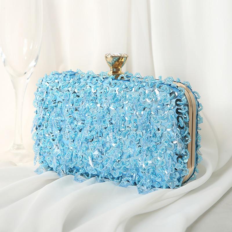 Handmade Beaded Party Bag With Cell Phone Pocket For Dinner Parties And Special Occasions