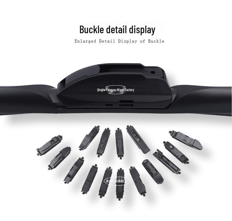 Three-Section Wiper Blade for Tank 300/500/700/900 Vehicles with Eraser Strip