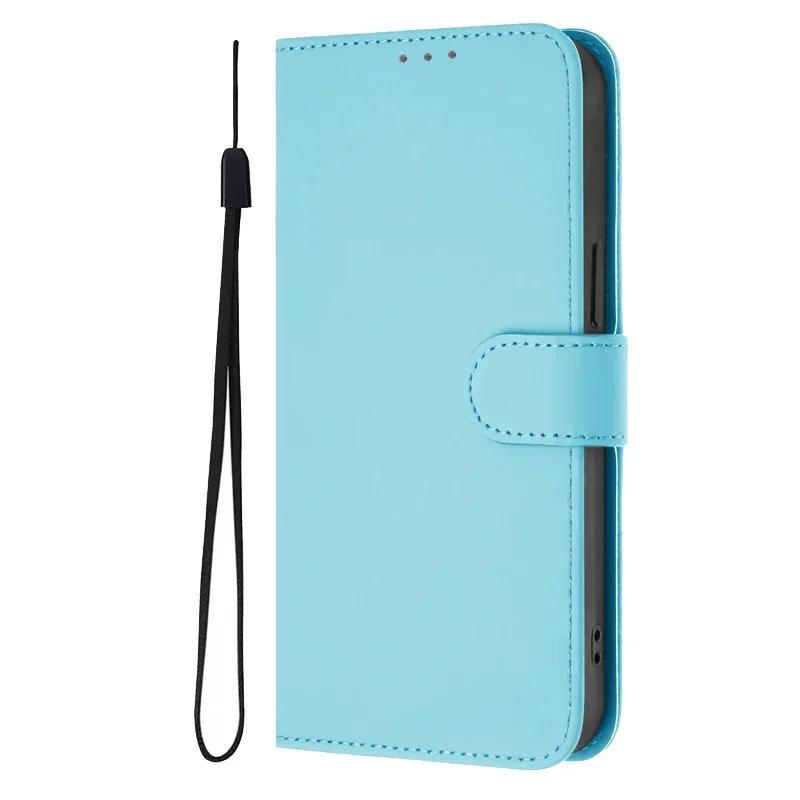 Для MOTO G85 G75 G55 Чехол Книжка на Для Coque Motorola Moto G85 G75 G55 G45 G35 G15 Power G05 Однотонный Кожаный Чехол Funda