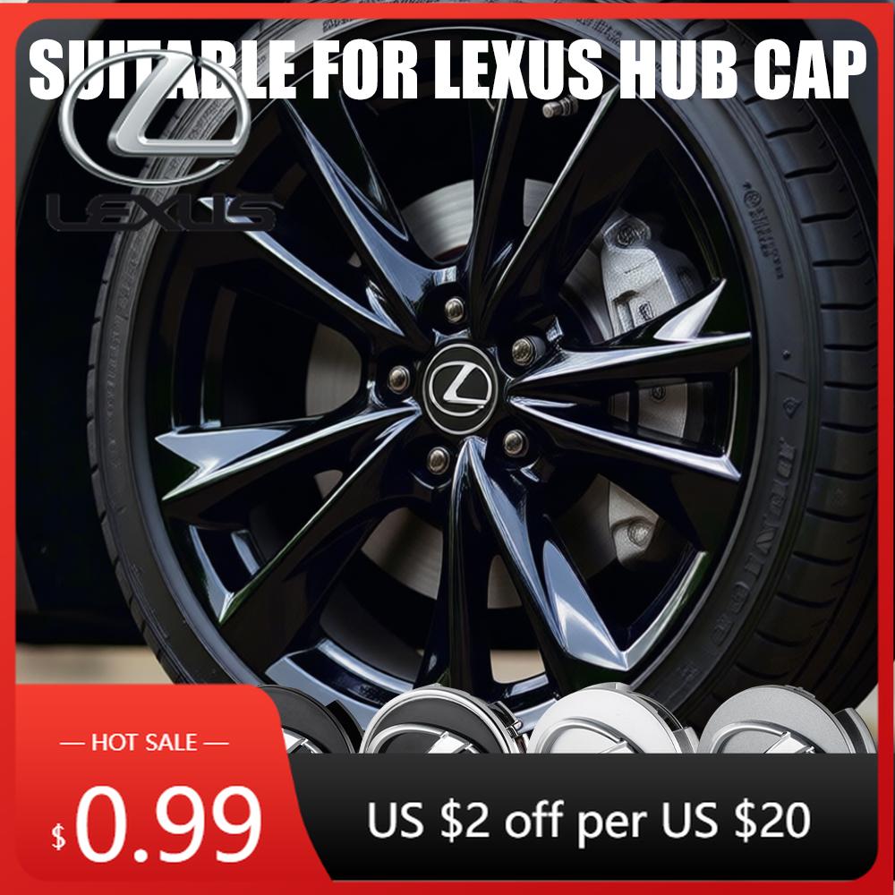 Interior Stickers 4Pc 56/60mm Logo Hub Caps Car Wheel Center Cover For Lexus CT200h NX300h RX300 RX330 F Sport IS RX NX ES LS GS