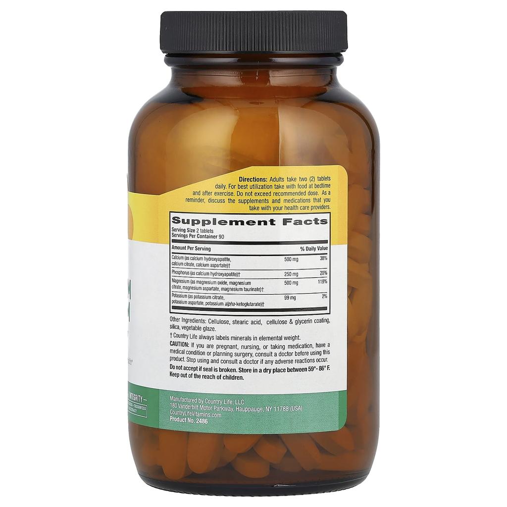 Target-Mins, Calcium, Magnesium, Potassium, 180 Tablets