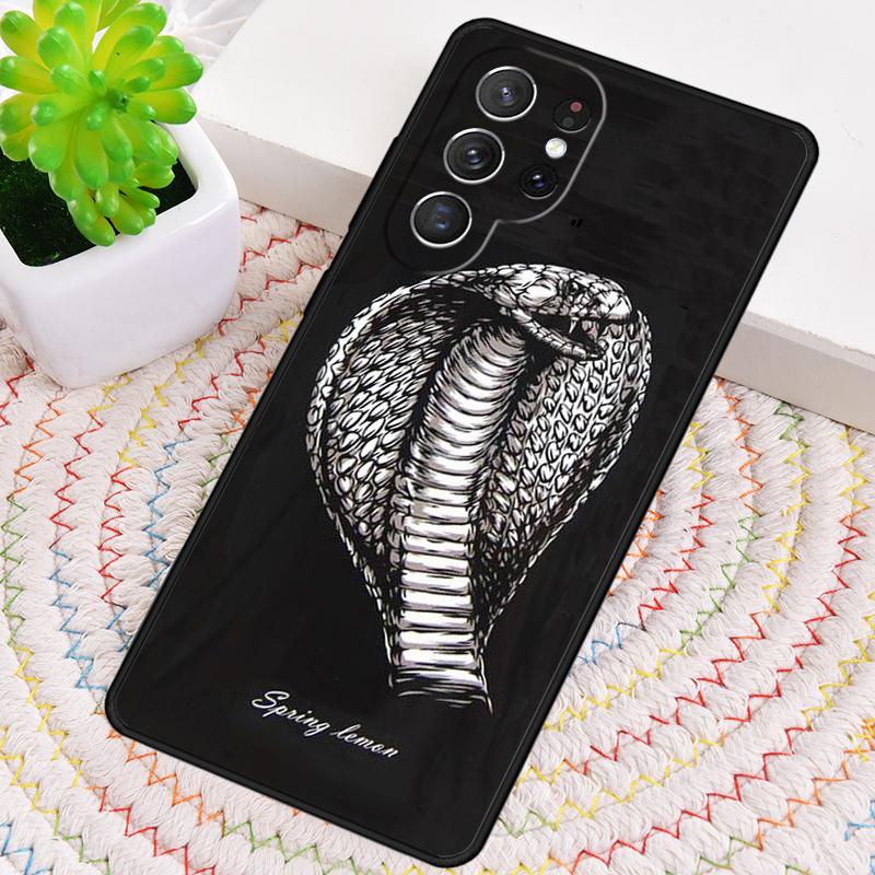 Мягкий чехол для телефона из ТПУ с текстурой змеиной кожи Для Samsung Galaxy note 10 pro S26 S25 S24 S23 S22 Ultra Plus S21 FE S20 Ударопрочный чехол