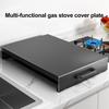 Gas Stove Cover Board with Handle Heat-Resistant Waterproof Easy To Clean Electric