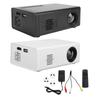 Portable Projector 1080P HD USB Movie Video Projector with HD Multimedia Interface Remote Control Fo