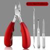 Toe Nail Clippers Correction Thick Nails Ingrown Toenails Nippers Cutters Dead Skin Dirt Remover Pedicure Care Tool
