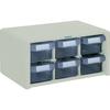 TRUSCO Master Box, 3 Columns, 2 Tiers, 342 X 241 X 168mm (H), D-600