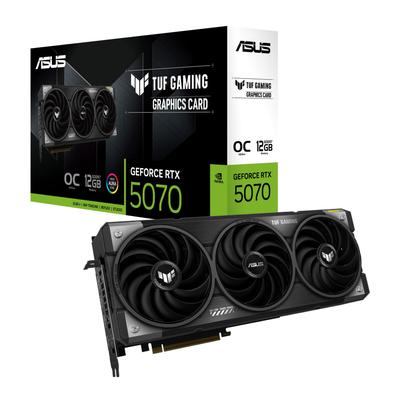 Видеокарта ASUS RTX5070 PCIe 12GB GDDR7 OC Edition Японская 5.0 TUF-RTX5070-O12G-GAMING (Авторизованный дистрибьютор)
