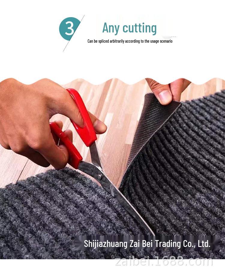 Влагопоглощающий коврик с двойной полосой для отелей, торговых центров, офисов и лестниц