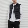 Li Ning Training Series Stand Collar Slim Fit Warm Down Vest Men Upperwear Standard-Black AMRQ011-1