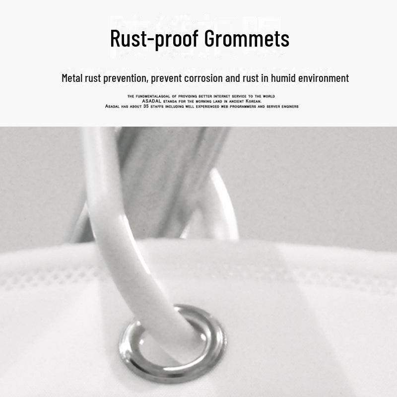 Комплект водонепроницаемых занавесок для душа в ванной комнате без проколов