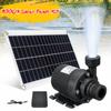 Solar Water Pump Kit 50W Polycrystalline Silicon Solar Panel Fountain Pump Kit, Used for Solar Fountain Pool Hydroponic Garden