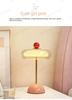 Vintage Dimmable Glass Table Lamp Mid‑Century Style Ambient Desk Lamp for Bedroom Nightstand Study Desktop Home Decor Lighting