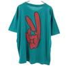 Gotcha 90s Old Short Sleeve T-shirt Turquoise Men's Used