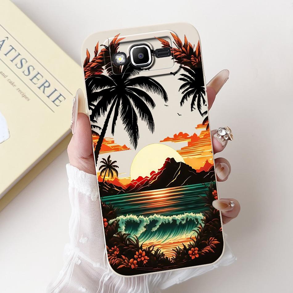 For Samsung Galaxy J2 Prime G532 Fashion Dusk Beach Painting Phone Case For Samsung Grand Prime G530 G531 Soft Silicone Cases
