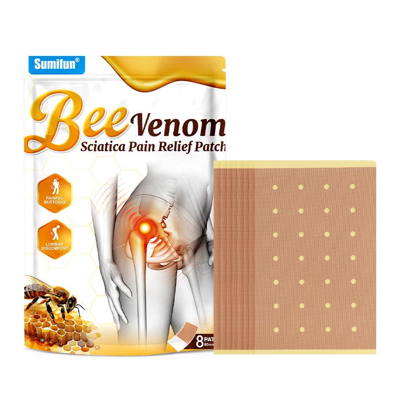 8pcs/bag Plaster Application of Bee Sciatic Patch Alleviates Sciatic Nerve Discomfort