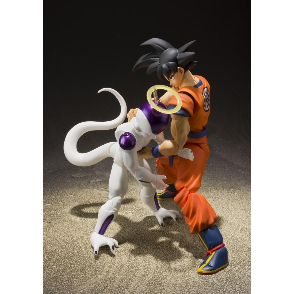 SHFiguarts Dragon Ball Сон Гоку - Сайян, выросший на Земле - Приблизительно. 140 мм ABS&PVC окрашенная подвижная фигурка