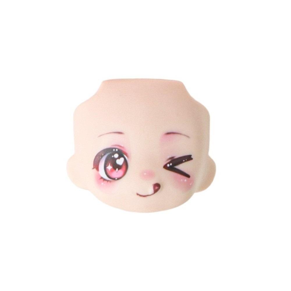 Сменная голова куклы OB11 Лицо младенца Выражение лица 3D Аниме Наклейки Глаза Для головы GSC