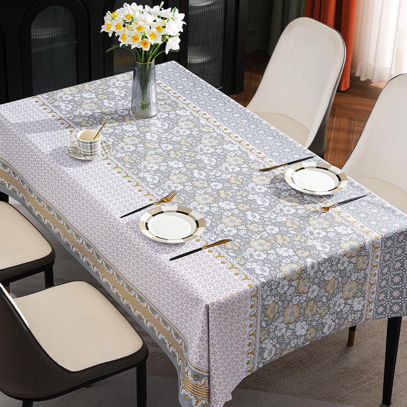 Plum Blossom Tablecloth High-temperature Resistant Waterproof and Oil Resistant Household Tablecloth Coffee Table Cloth