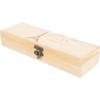 Makeup Organizer Stationery Box Rectangle Wooden Storage Box Wooden Pencil Box  School Supplies