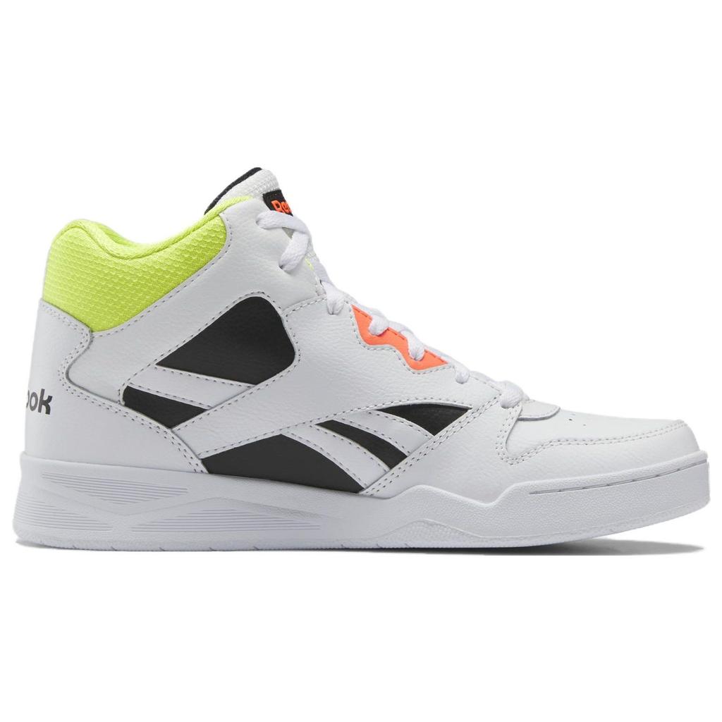Reebok Royal BB 4500 High 2 Белые Черные кислотно-желтые мужские кроссовки Обувь-Белый Core-Черный Солнечно-кислотно-желтый HR0519