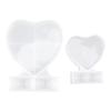 2PCS Heart Shape Photo Frame Mold Silicone Picture Mold DIY Personalized Photo Frame Mold for Home