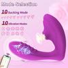 2 В 1 Вибратор с присоской 10 режимов всасывания 10 режимов вибрации Управление через приложение Пульт дистанционного управления Стимулятор клитора Массажер Игрушка для взрослых для женщин