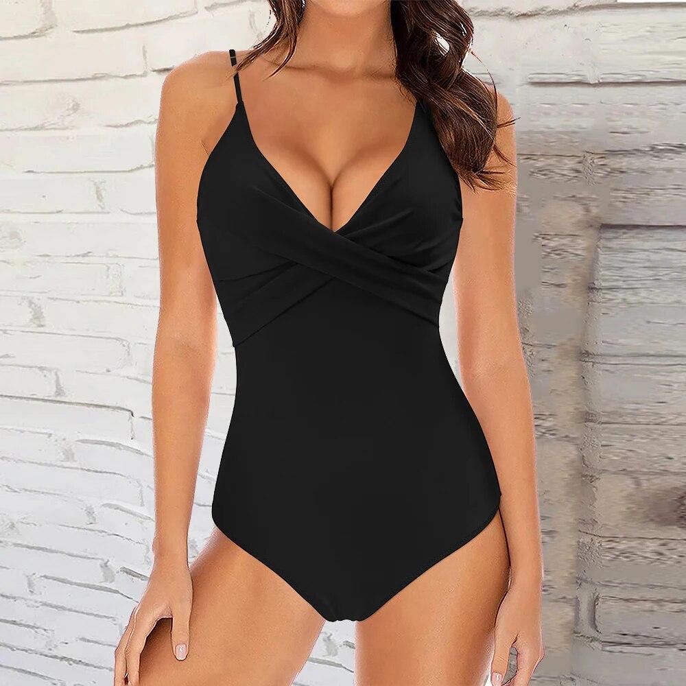 One Piece Swimsuit Women Swimwear Swimsuit Backless Push Up Plus Size Bathing Suits Beachwear Female Low Price Monokini Women