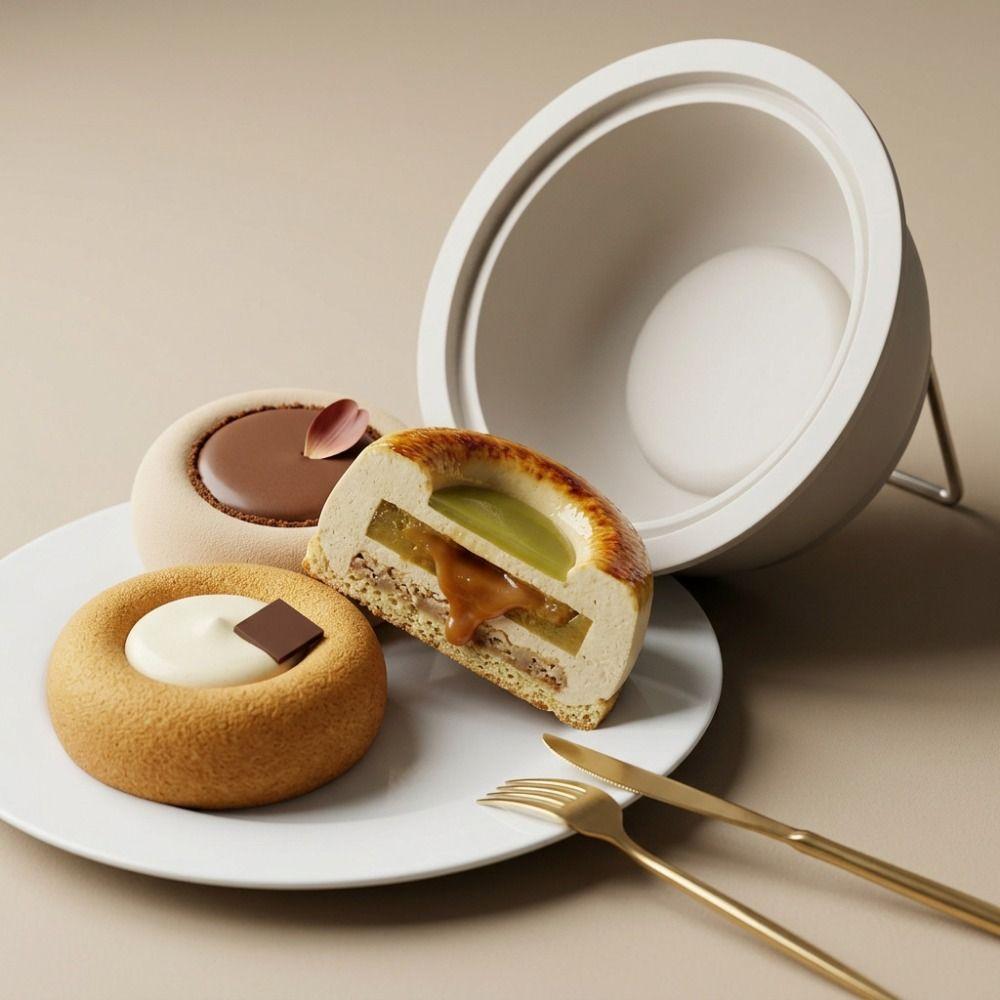4 inch Chocolate Dessert Mold Food-Grade Silicone French Pastry Baking Mold Pastry Making