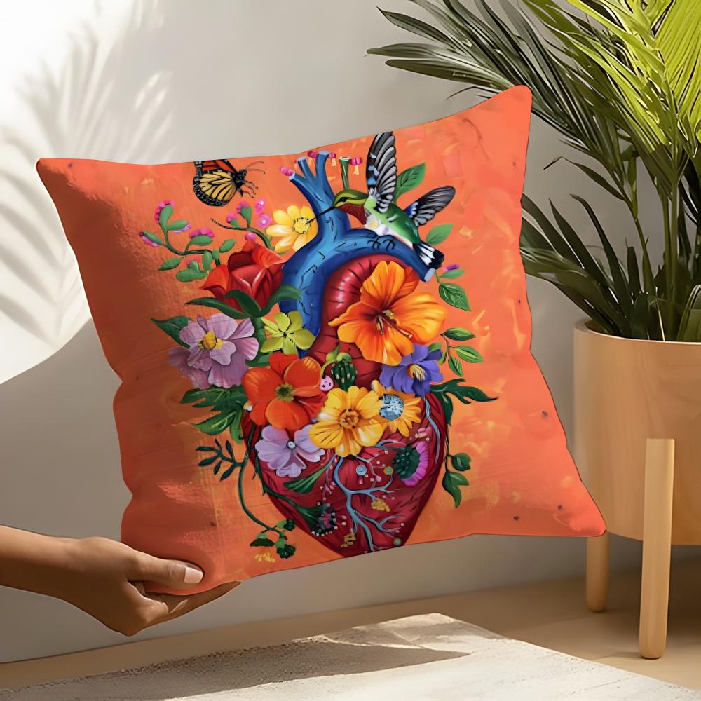 Festival Day of the Dead Art Pillow Case Linen Cushion Covers For Decorative Sofa Home Pillows Case Car Chair Pillows Cases
