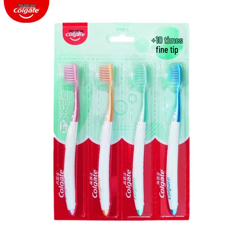 Colgate Зубная щетка с ультраплотной щетиной, 4 шт.