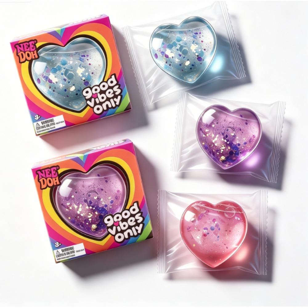 Schylling Deedoh Love Squeeze мячик-антистресс Милый Игрушка-антистресс для снятия напряжения Мягкая Нелипкая Быстроотскакивающая Портативная Игрушка размером с ладонь