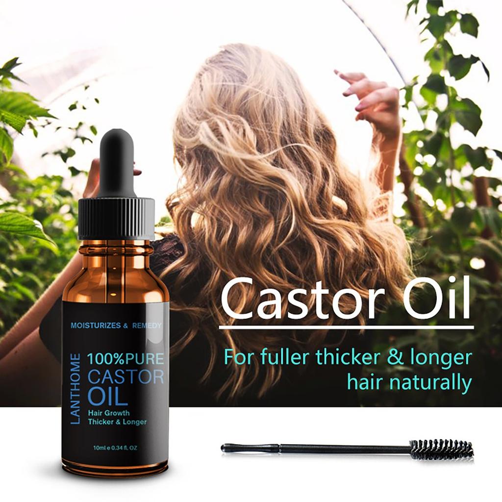 Castor Oil Natural Hair Growth Eyebrow Enhancer   Lift  Organic 10ml