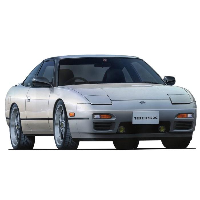 Fujimi Model Серия дисков Inch Up 1/24 №. 63 Nissan 180SX (РПС13) '96 ID-63 Серый